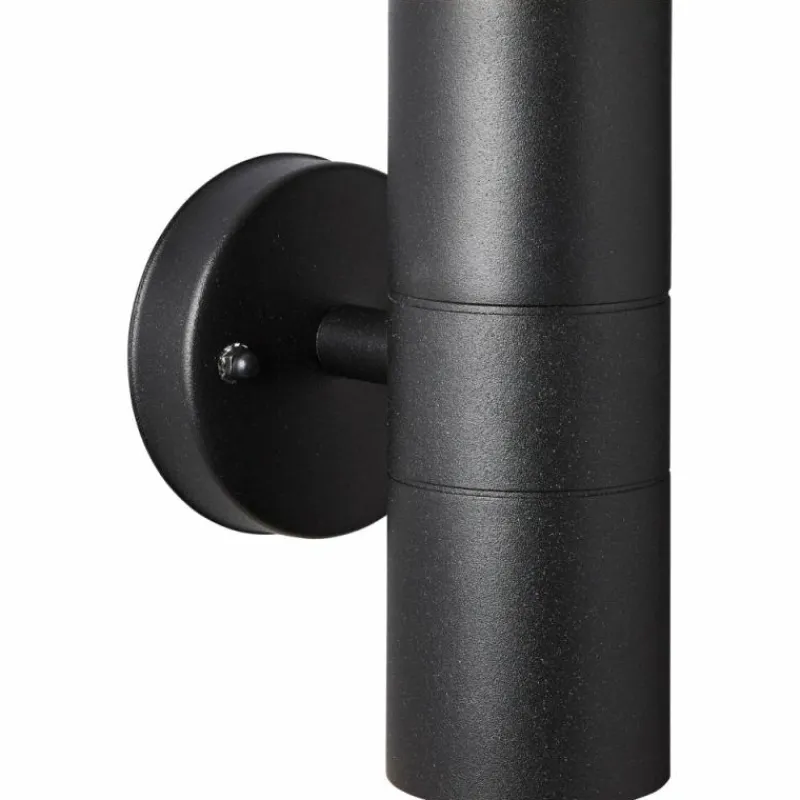 Luminaires Brilliant Applique murale d'extérieur Brillliant Traver Noir, 2 lumières
