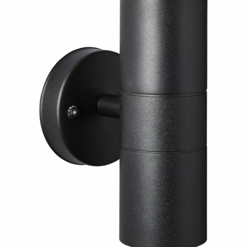 Luminaires Brilliant Applique murale d'extérieur Brillliant Traver Noir, 2 lumières