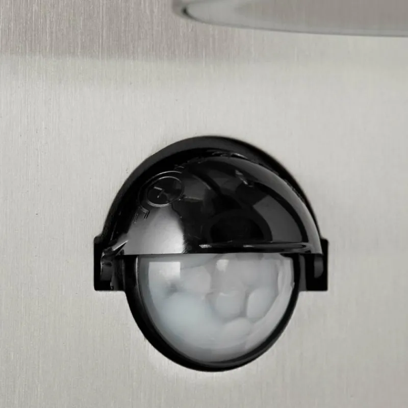 Luminaires Brilliant Applique murale d'extérieur Brillliant Hanni Argenté, 2 lumières, Détecteur de mouvement