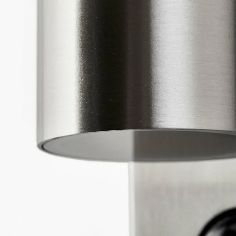 Luminaires Brilliant Applique murale d'extérieur Brillliant Hanni Argenté, 2 lumières, Détecteur de mouvement