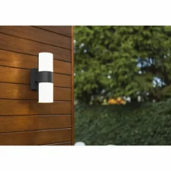 Luminaires Lutec Applique murale d'extérieur Lutec CYRA LED Noir, 2 lumières