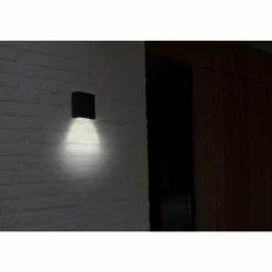 Luminaires Lutec Applique murale d'extérieur Lutec Gemini XF LED Noir, 1 lumière