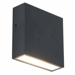 Luminaires Lutec Applique murale d'extérieur Lutec Gemini XF LED Noir, 1 lumière
