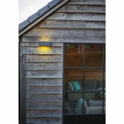 Luminaires Lutec Applique murale d'extérieur Lutec GEMINI LED Anthracite, 2 lumières, Changeur de couleurs