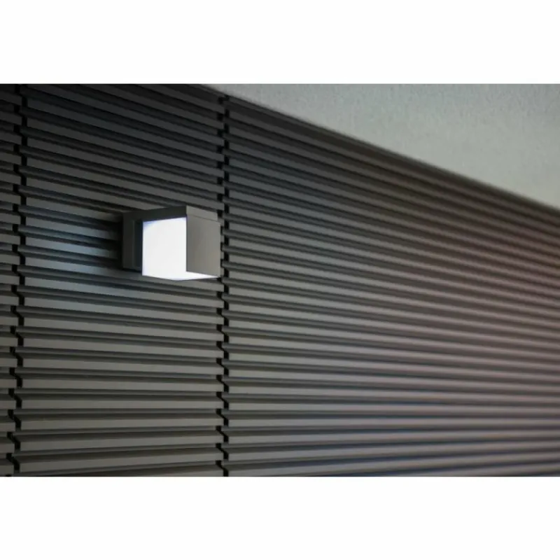 Luminaires Lutec Applique murale d'extérieur Lutec CUBA LED Anthracite, 1 lumière