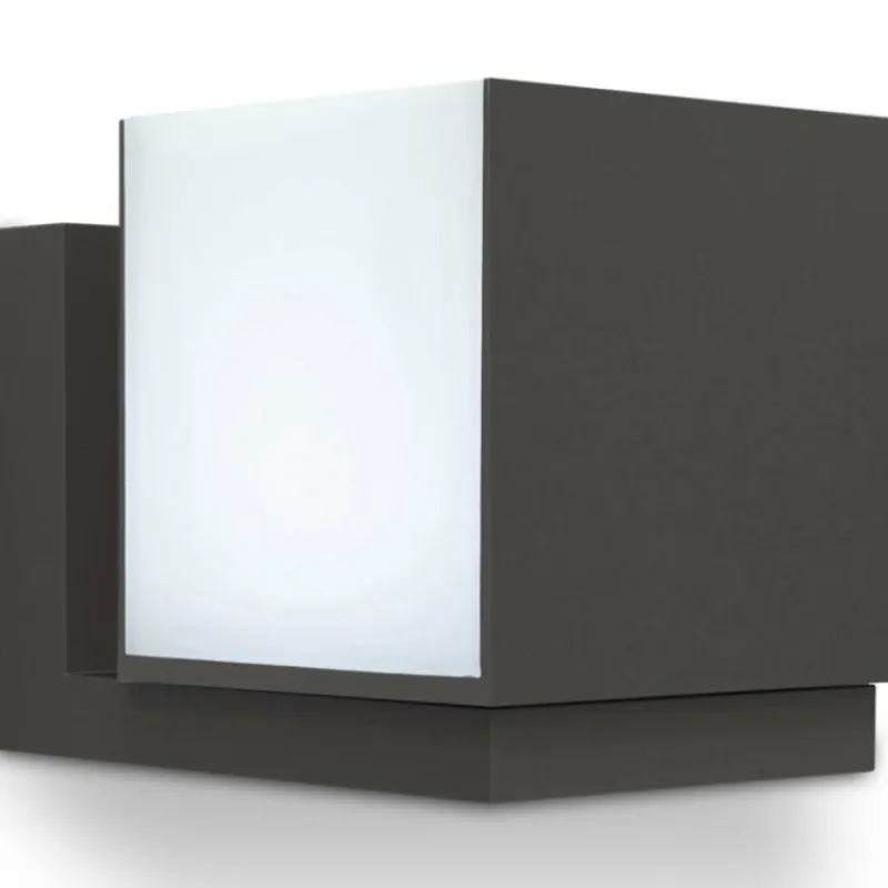 Luminaires Lutec Applique murale d'extérieur Lutec CUBA LED Anthracite, 1 lumière