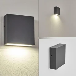 hofstein Applique murale d'extérieur Spidern LED Anthracite, 1 lumière