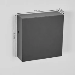 hofstein Applique murale d'extérieur Spidern LED Anthracite, 1 lumière