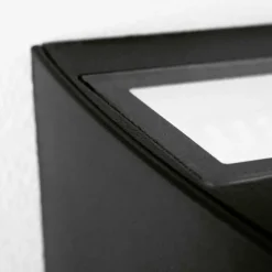 hofstein Applique murale d'extérieur Rotterdam LED Noir, 1 lumière