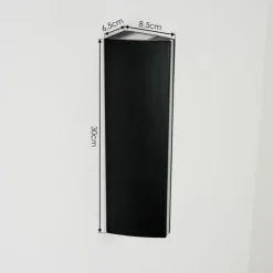 hofstein Applique murale d'extérieur Rotterdam LED Noir, 1 lumière