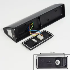 hofstein Applique murale d'extérieur Rotterdam LED Noir, 1 lumière