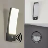 hofstein Applique murale d'extérieur Maseru LED Anthracite, 1 lumière, Détecteur de mouvement