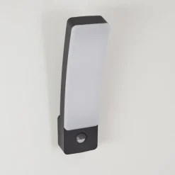 hofstein Applique murale d'extérieur Maseru LED Anthracite, 1 lumière, Détecteur de mouvement