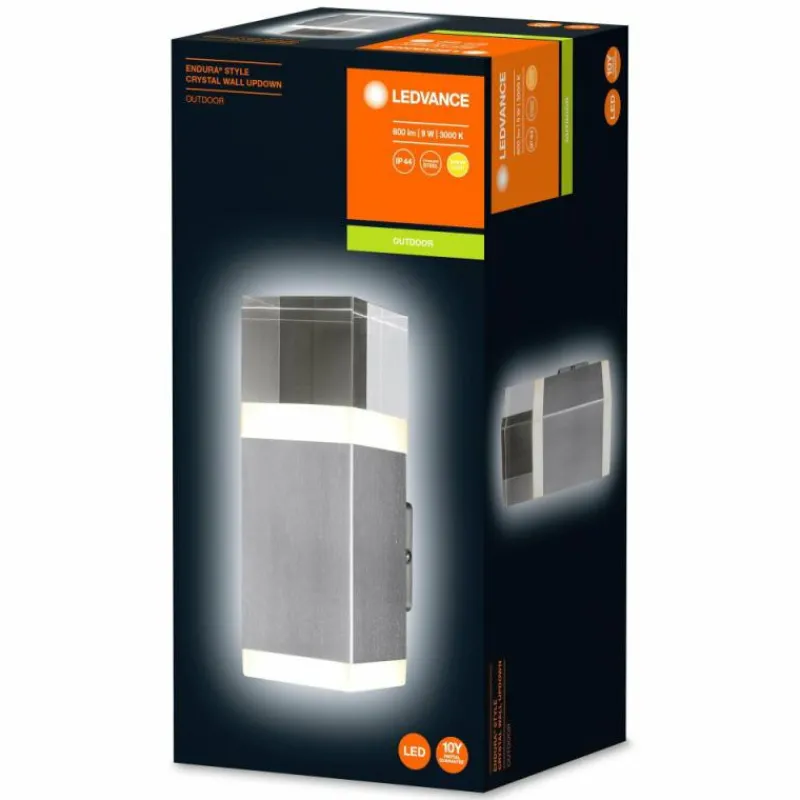 Luminaires Ledvance Applique murale d'extérieur LEDVANCE ENDURA Acier inoxydable, 1 lumière