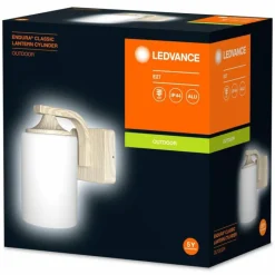 Lampes En Bois-Luminaires Ledvance Applique murale d'extérieur LEDVANCE ENDURA Couleur bois, 1 lumière