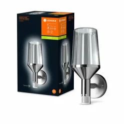 Luminaires Ledvance Applique murale d'extérieur LEDVANCE ENDURA Acier inoxydable, 1 lumière, Détecteur de mouvement
