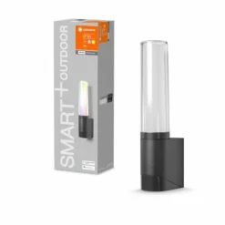 Luminaires Ledvance Applique murale d'extérieur LEDVANCE FLARE Gris, 1 lumière, Changeur de couleurs