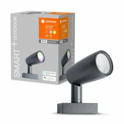 Luminaires Ledvance Applique murale d'extérieur LEDVANCE GARDEN SPOT Gris, 1 lumière, Changeur de couleurs