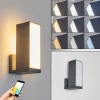 hofstein Applique murale d'extérieur Swanek LED Anthracite, 1 lumière