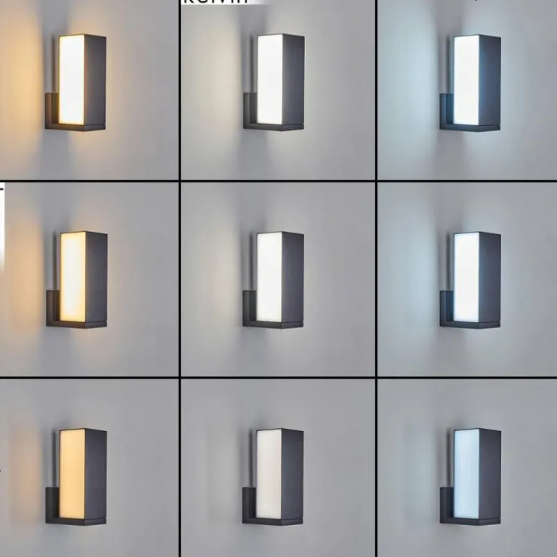 hofstein Applique murale d'extérieur Swanek LED Anthracite, 1 lumière