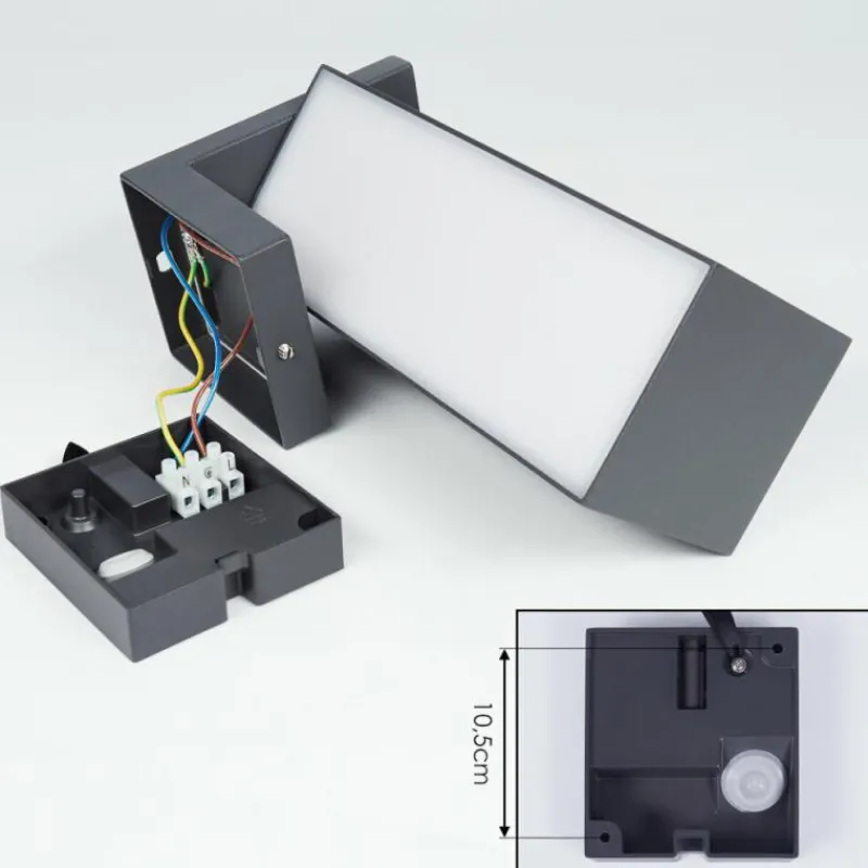 hofstein Applique murale d'extérieur Swanek LED Anthracite, 1 lumière