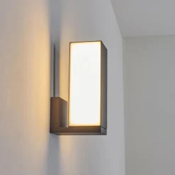 hofstein Applique murale d'extérieur Swanek LED Anthracite, 1 lumière