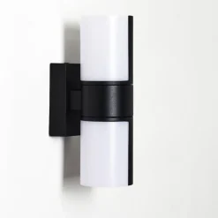 hofstein Applique murale d'extérieur Baulund LED Noir, 1 lumière