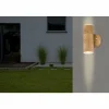 Lampes En Bois-Luminaires Globo Lighting Applique murale d'extérieur Globo JAICY Bois foncé, 2 lumières