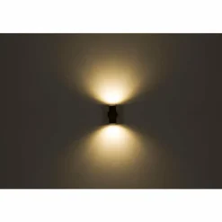 Lampes En Bois-Luminaires Globo Lighting Applique murale d'extérieur Globo JAICY Bois foncé, 2 lumières