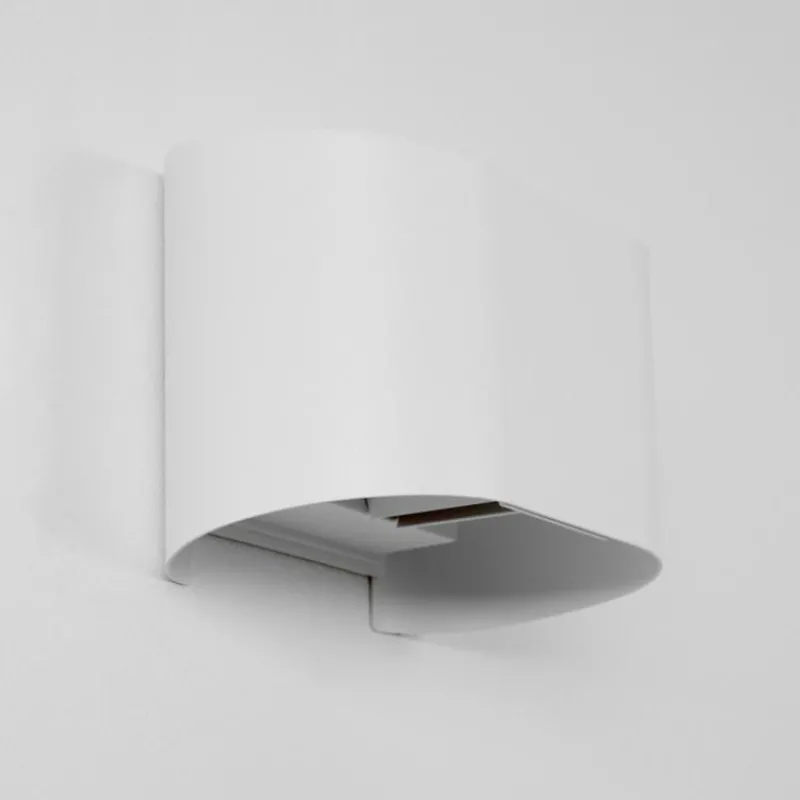 hofstein Applique murale d'extérieur Everton LED Blanc, 2 lumières