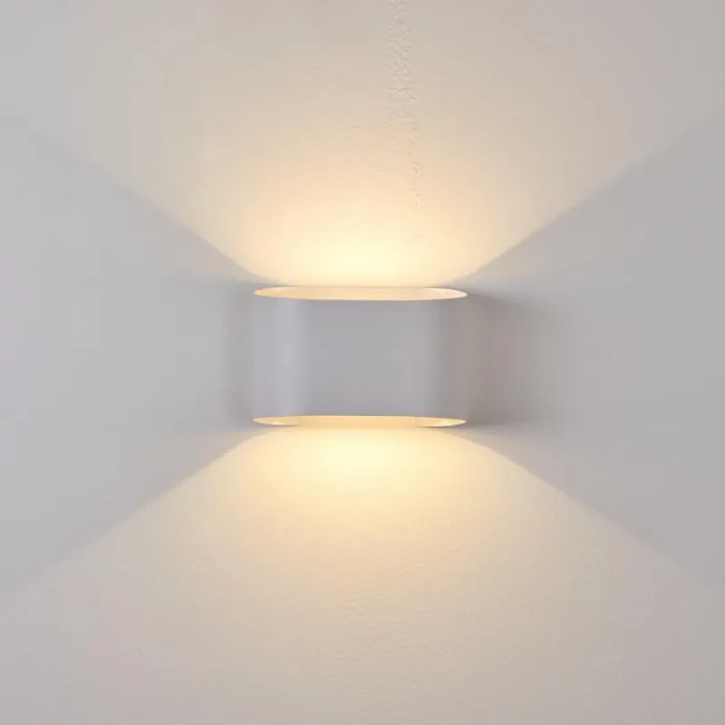 hofstein Applique murale d'extérieur Everton LED Blanc, 2 lumières