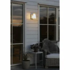 Luminaires Konstsmide Applique murale d'extérieur Konstsmide Fano Gris, 1 lumière, Détecteur de mouvement