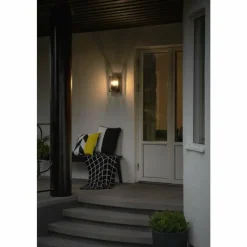 Luminaires Konstsmide Applique murale d'extérieur Konstsmide Brindisi Noir, 1 lumière