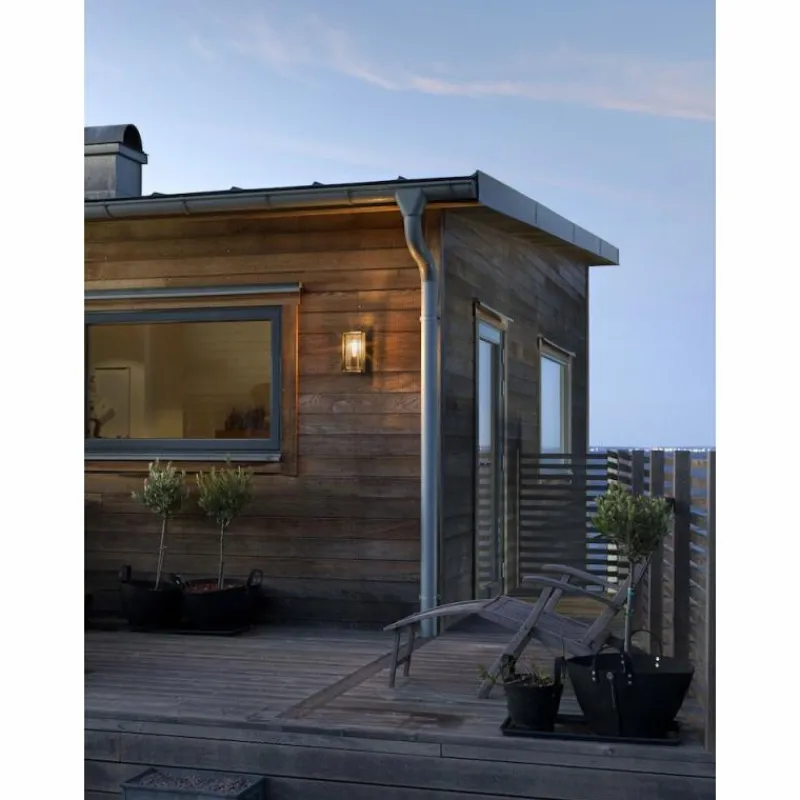 Luminaires Konstsmide Applique murale d'extérieur Konstsmide Brindisi Noir, 1 lumière