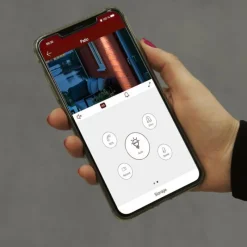 Luminaires Konstsmide Applique murale d'extérieur Konstsmide Camera-Smart-Light LED Noir, 1 lumière, Détecteur de mouvement