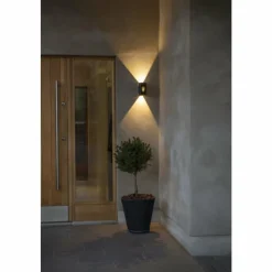 Luminaires Konstsmide Applique murale d'extérieur Konstsmide Cremona LED Anthracite, 3 lumières, Télécommandes