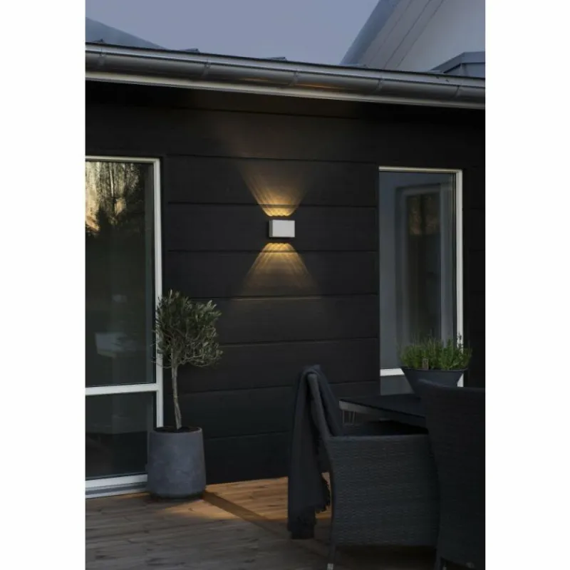 Luminaires Konstsmide Applique murale d'extérieur Konstsmide Chieri LED Blanc, 8 lumières