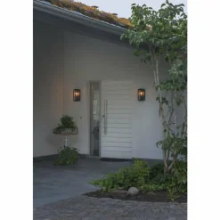 Luminaires Konstsmide Applique murale d'extérieur Konstsmide Carpi Noir, 1 lumière