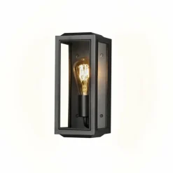 Luminaires Konstsmide Applique murale d'extérieur Konstsmide Carpi Noir, 1 lumière