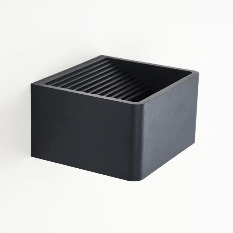 hofstein Applique murale d'extérieur Tématou LED Noir, 1 lumière