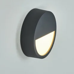 hofstein Applique murale d'extérieur Nagap LED Anthracite, Blanc, 1 lumière