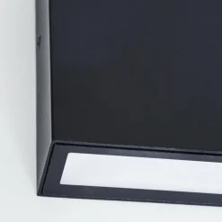 hofstein Applique murale d'extérieur Spidern LED Noir, Blanc, 1 lumière