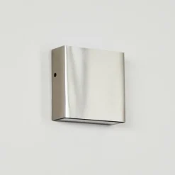 hofstein Applique murale d'extérieur Spidern LED Nickel mat, Blanc, 1 lumière