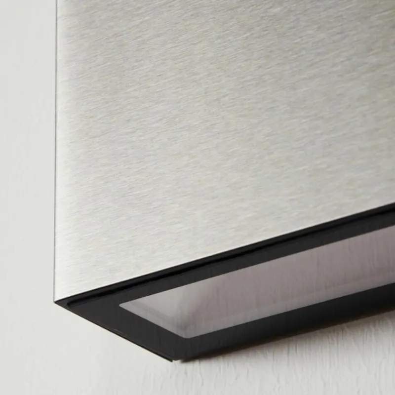 hofstein Applique murale d'extérieur Spidern LED Nickel mat, Blanc, 1 lumière