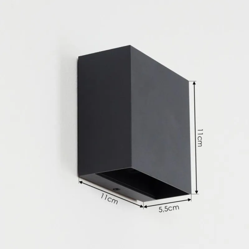 hofstein Applique murale d'extérieur Spidern LED Anthracite, 1 lumière