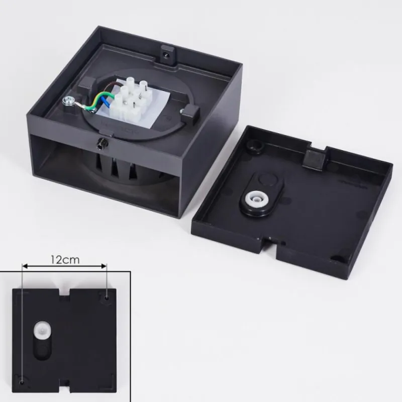 hofstein Applique murale d'extérieur Spidern LED Anthracite, 1 lumière