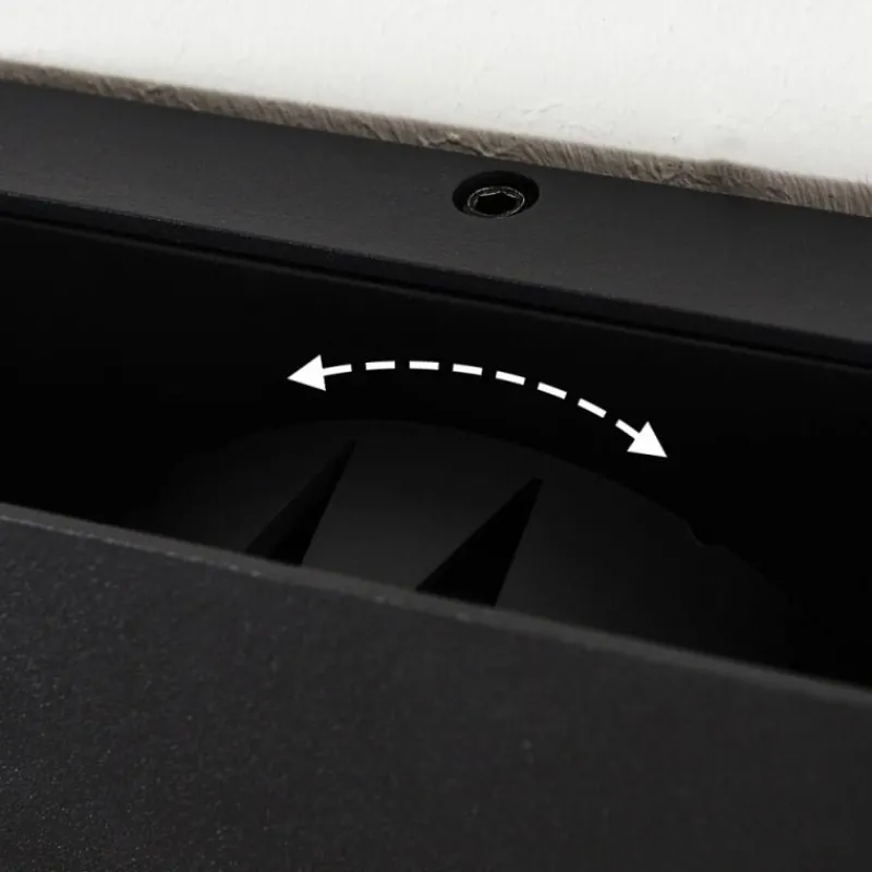 hofstein Applique murale d'extérieur Spidern LED Anthracite, 1 lumière