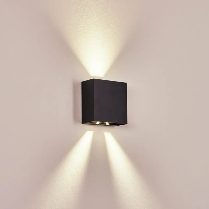 hofstein Applique murale d'extérieur Spidern LED Anthracite, 1 lumière