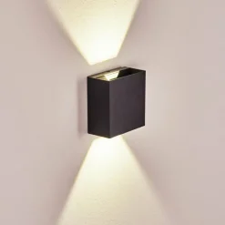 hofstein Applique murale d'extérieur Spidern LED Anthracite, 1 lumière