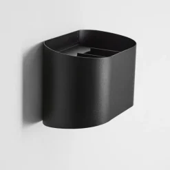 hofstein Applique murale d'extérieur Everton LED Noir, 2 lumières